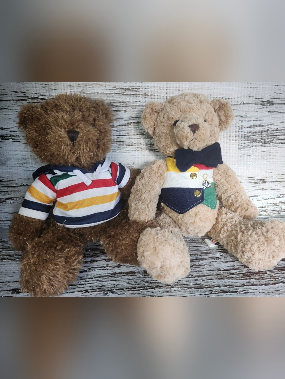 2 Hudson Bay Charity Bears